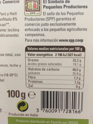 Chocolate Negro Jengibre