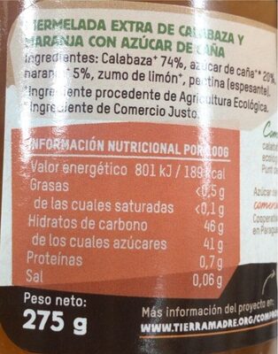 Mermelada De Calabaza Y Naranja