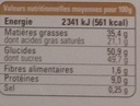32% choc. cremoso con leche. Perú