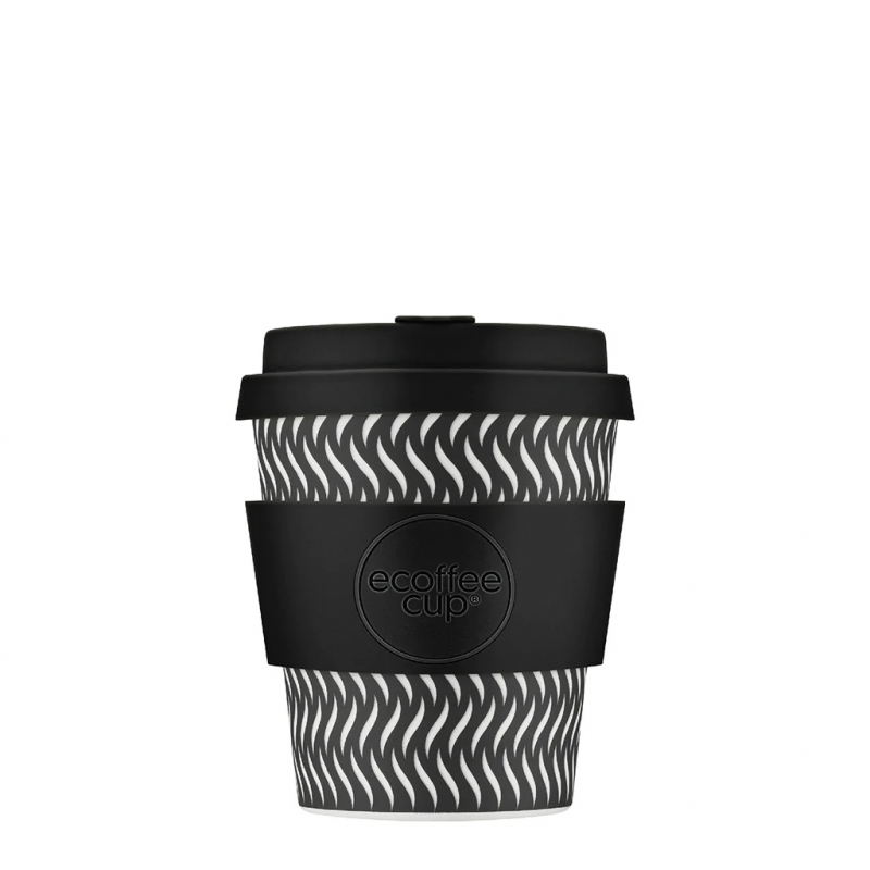 Ecoffee 8oz 240ml Reusable Eco-Friendly Plant Based Coffee Cup Melamine Free Travel Mug Spin Foam