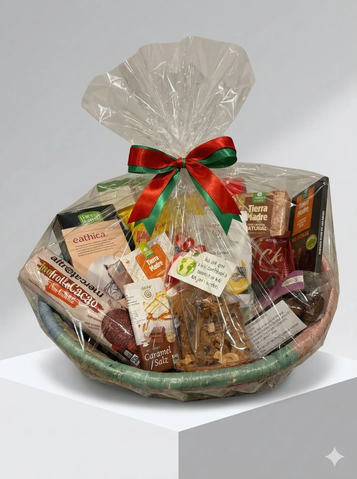 Cesta Regalo "Sabores del Mundo y Comercio Justo"