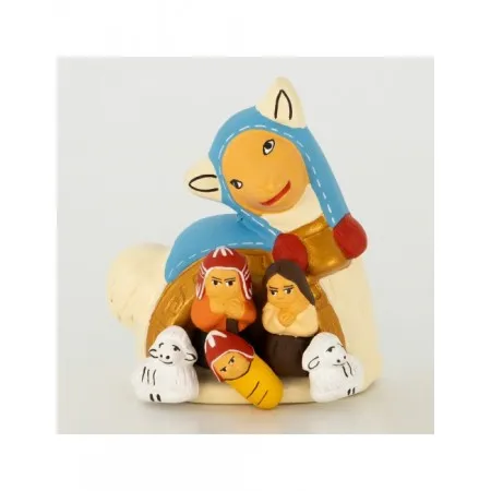 Belen Navidad Escena Lama