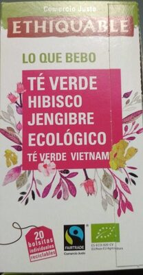 Té Verde, Hibisco y Jengibre. Vietnam