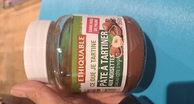 Crema de Cacao-Avellanas, sin Aceite de Palma