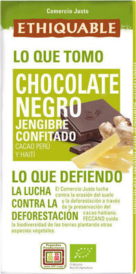 65% Chocolate Negro Jengibre