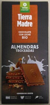 38% Chocolate con Leche, Almendras Troceadas
