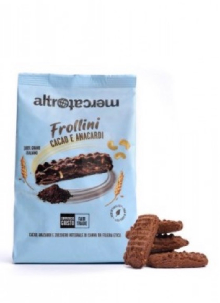 Galletas.Frollini cacao y anacardos.