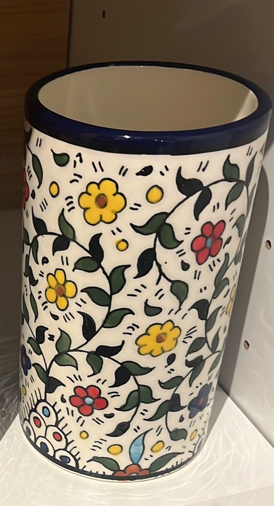 Jarron Multiusos. Tonos: Azul/Verde