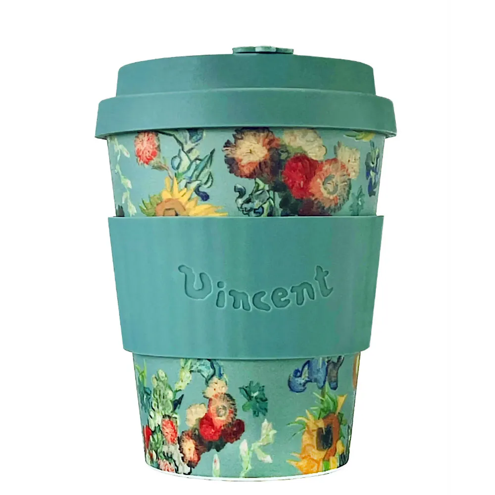 Vaso Reutilizable, Van Gogh Flowers. 350 ml