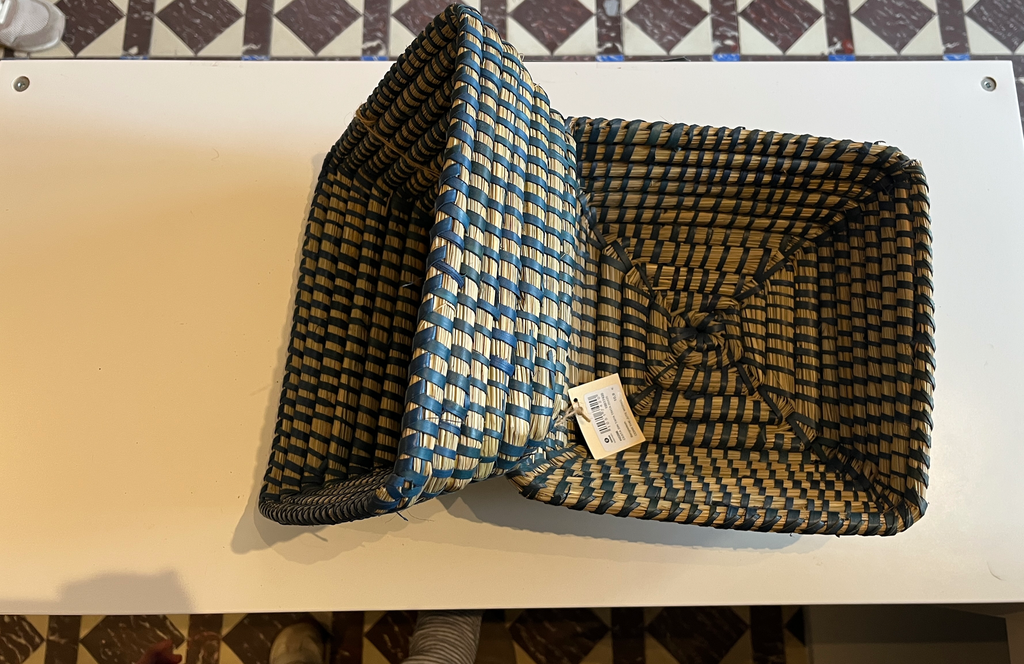 Cesta sin Tapa Tinta. 25 x 25. Bangladesh