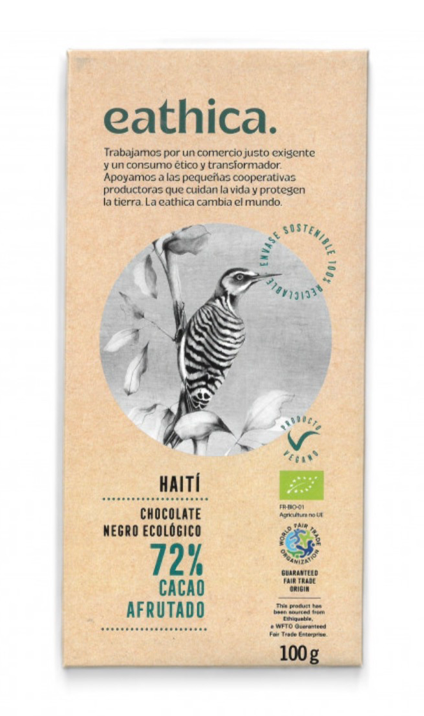 72% Chocolate Afrutado. Haití - Perú