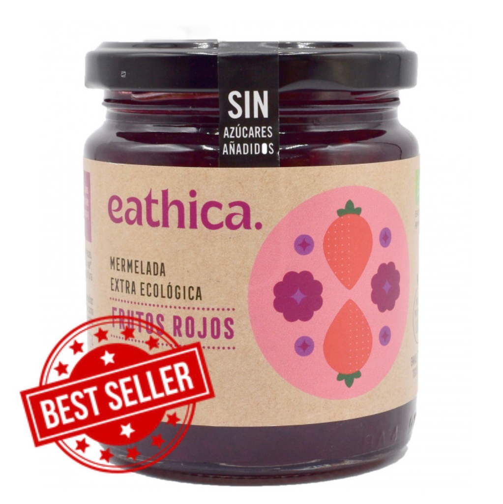 Mermelada de frutos rojos. Extra-ecológica