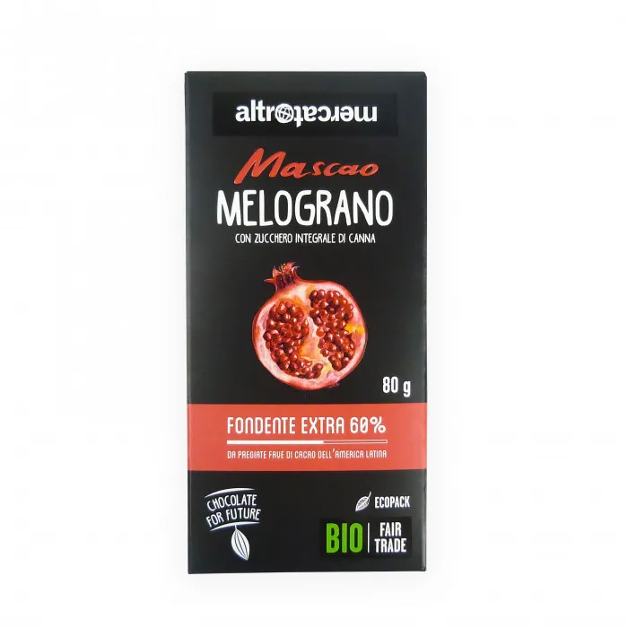 60% chocolate con granada