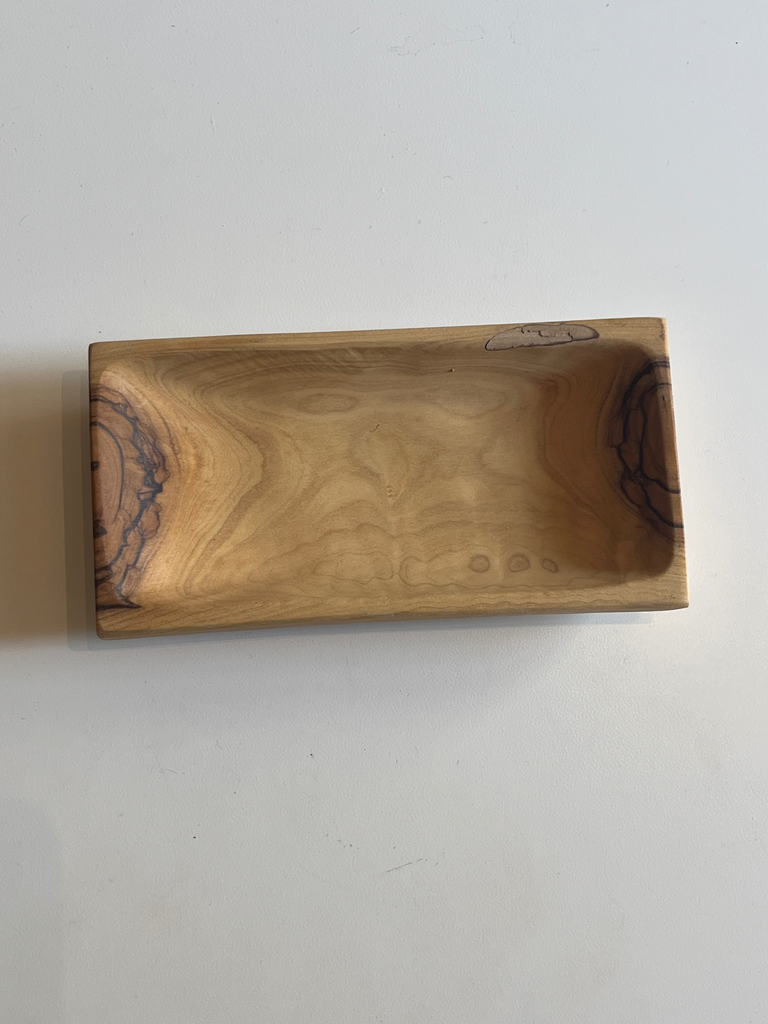 Safata fusta 14 cm olivo de Palestina