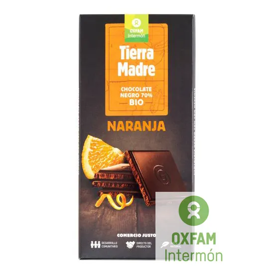 70% Chocolate con naranja