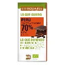 70% chocolate ecológico. Perú