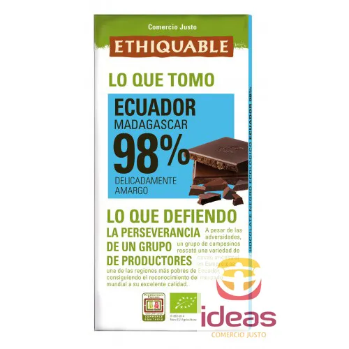 98% cacao puro