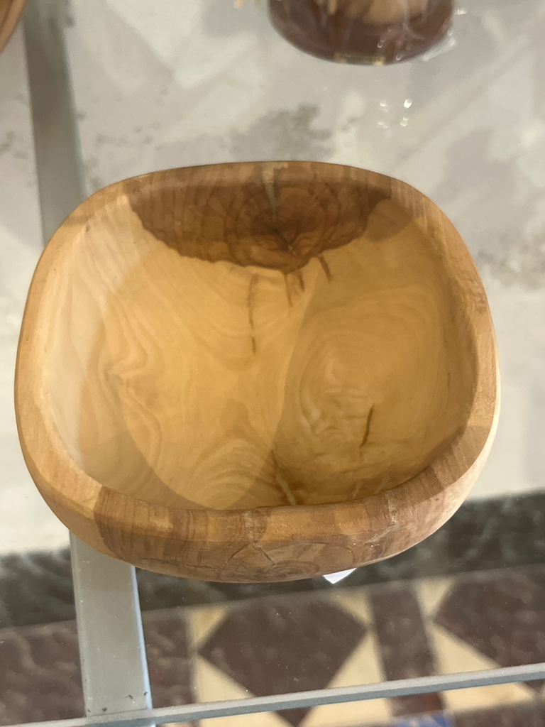 Bol gran "Madera de Olivo", quadrat, 10 cm