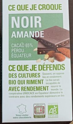 65% Chocolat Noir Amande