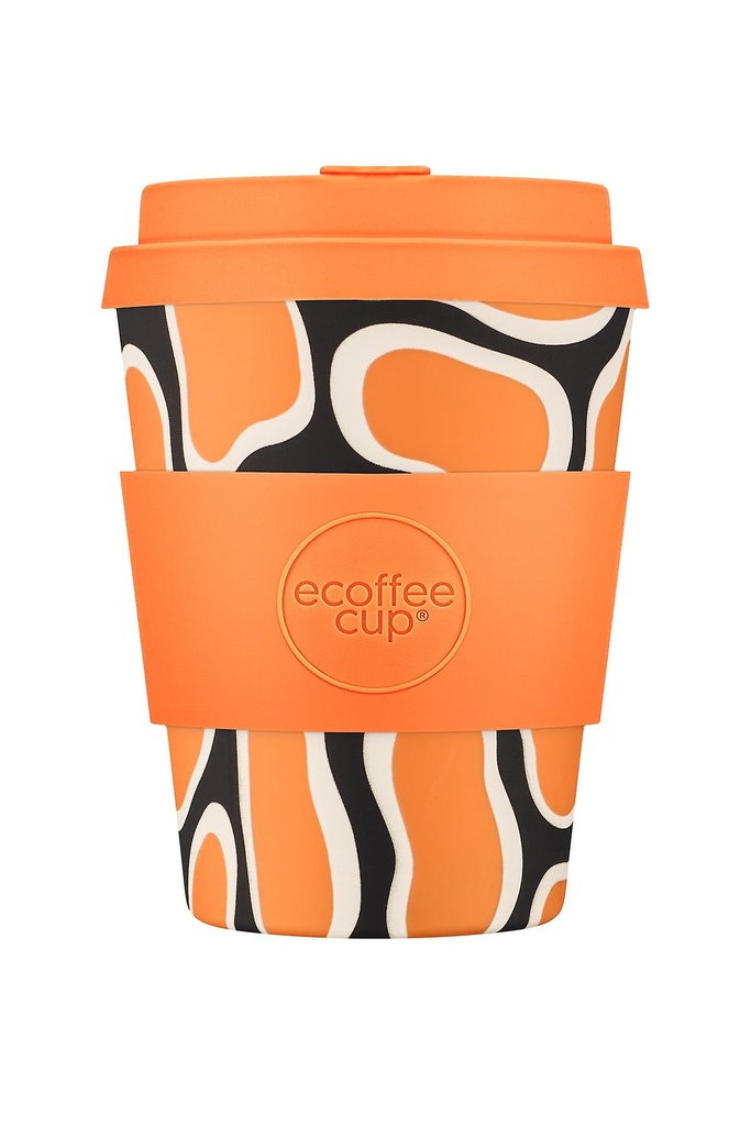 12oz 350ml Ecoffee Cup Reusable Eco-Friendly Plant Based Coffee Cup No to Nooptlets