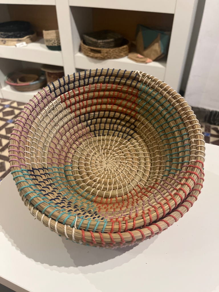 Cesta multicolor 26x10 cm. Bangladesch