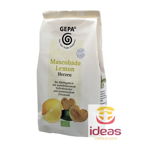 Pastas limón y azúcar mascobado