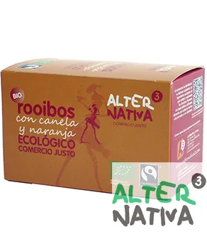 Rooibos BIO naranja y canela. Sudáfrica