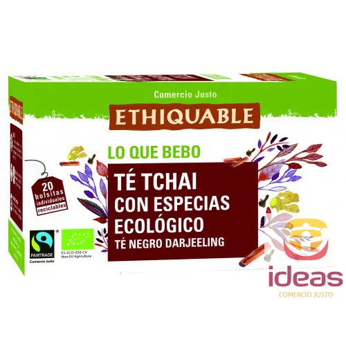 Té Tchai con especias ecológico