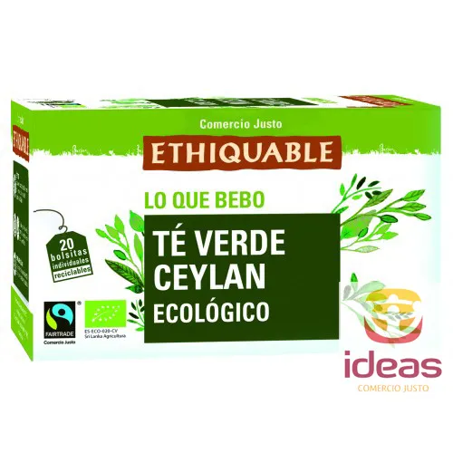 Té verde Ceylán ecológico