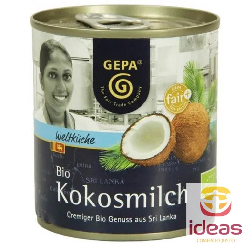 Leche de coco BIO. Sri Lanka