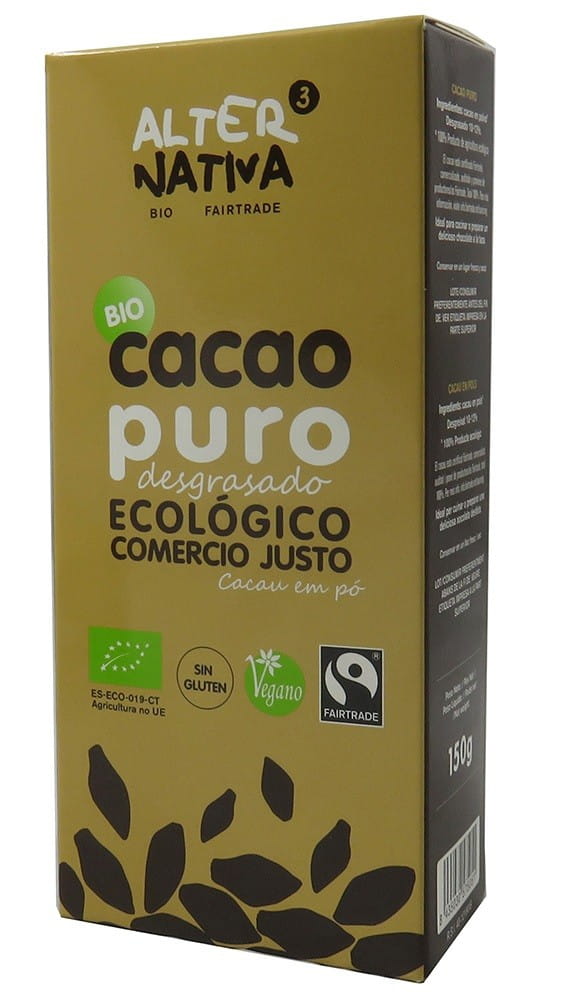  Cacao Puro Desgrasado Bio Fairtrade